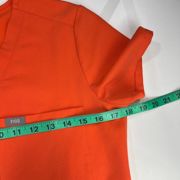 Figs Scrub Set Sunset Orange Womens Zamora Joggers XSP Catarina Top XXS - Picture 10 of 16
